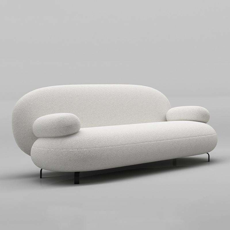 Home Cinema Room Design - Minimalistische weiche Wohnzimmersofas, Bodenlounge, Kino, Spielesofa,
