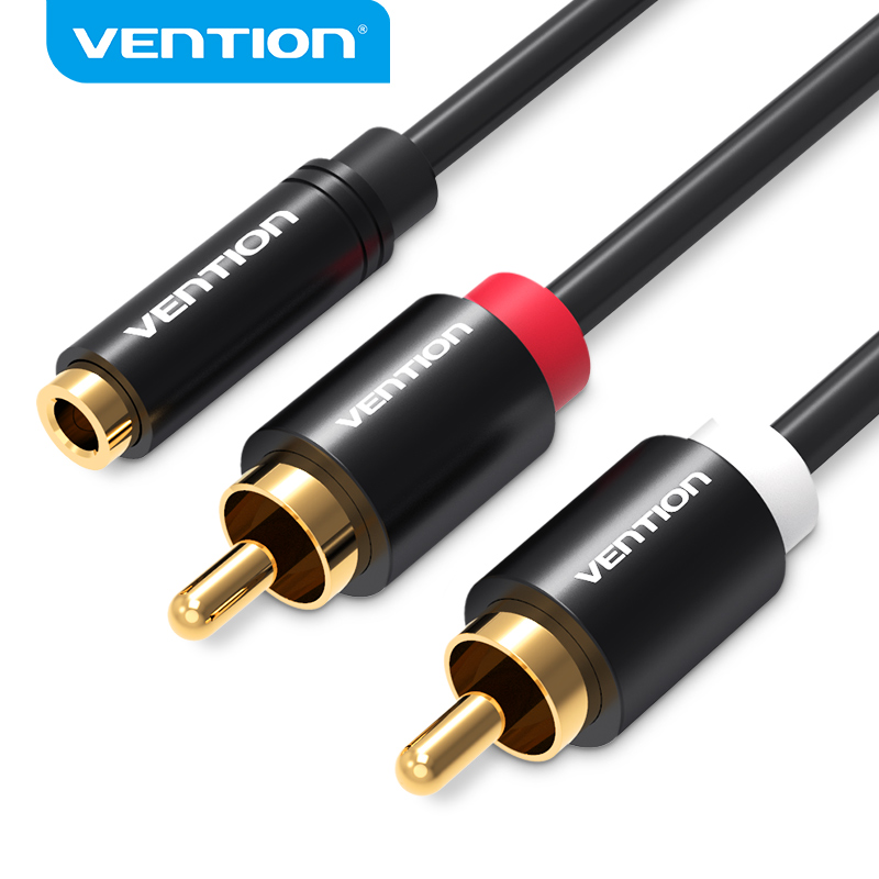 Home Cinema Player - Vention 3,5-mm-Klinkenstecker auf 2RCA-Stecker Audio-Adapterkabel für