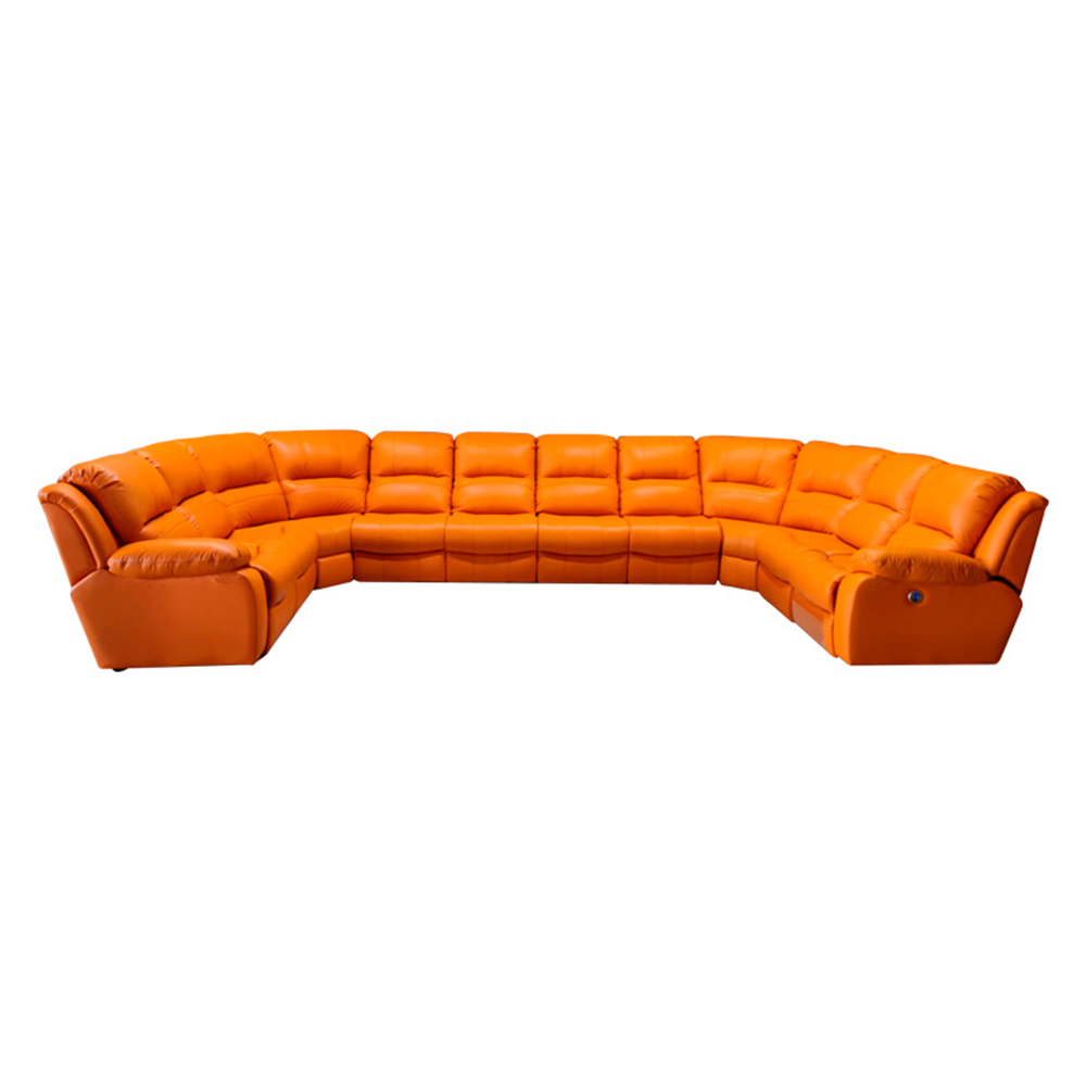 Home Cinema Furniture - Luxuriöses, übergroßes Sofagarnitur mit Chaiselongue –