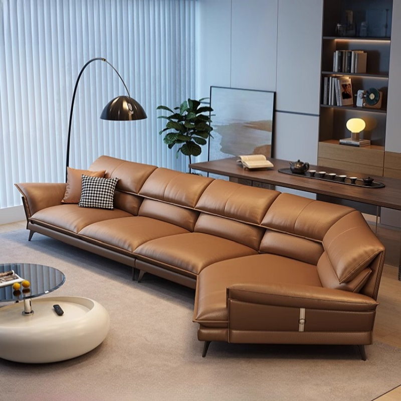 Home Cinema Furniture - Echtes Leder Luxus Italienische Sofas Nordic