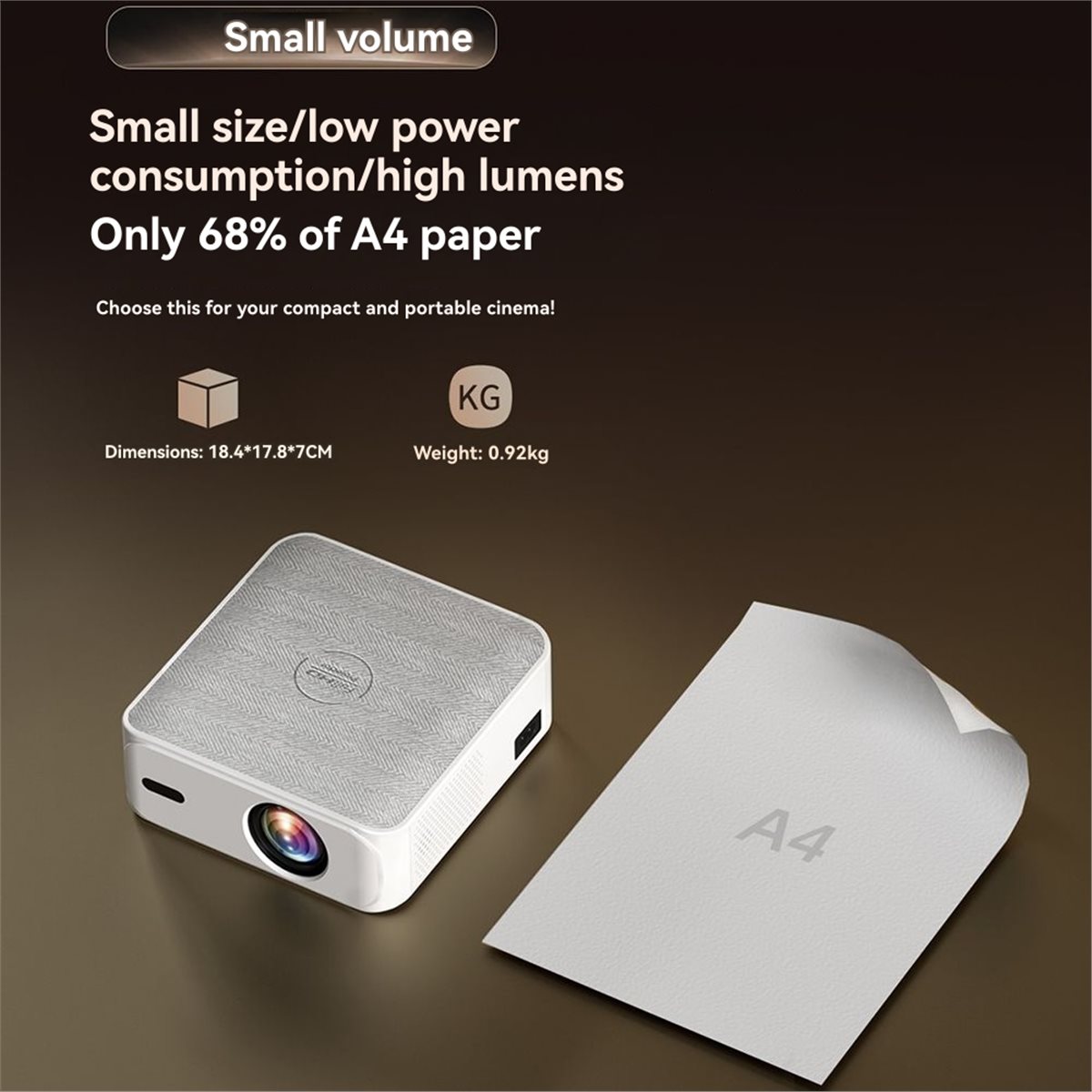 Home Cinema Uk - AS62 T30 Intelligenter Android WiFi-Projektor Heimkino