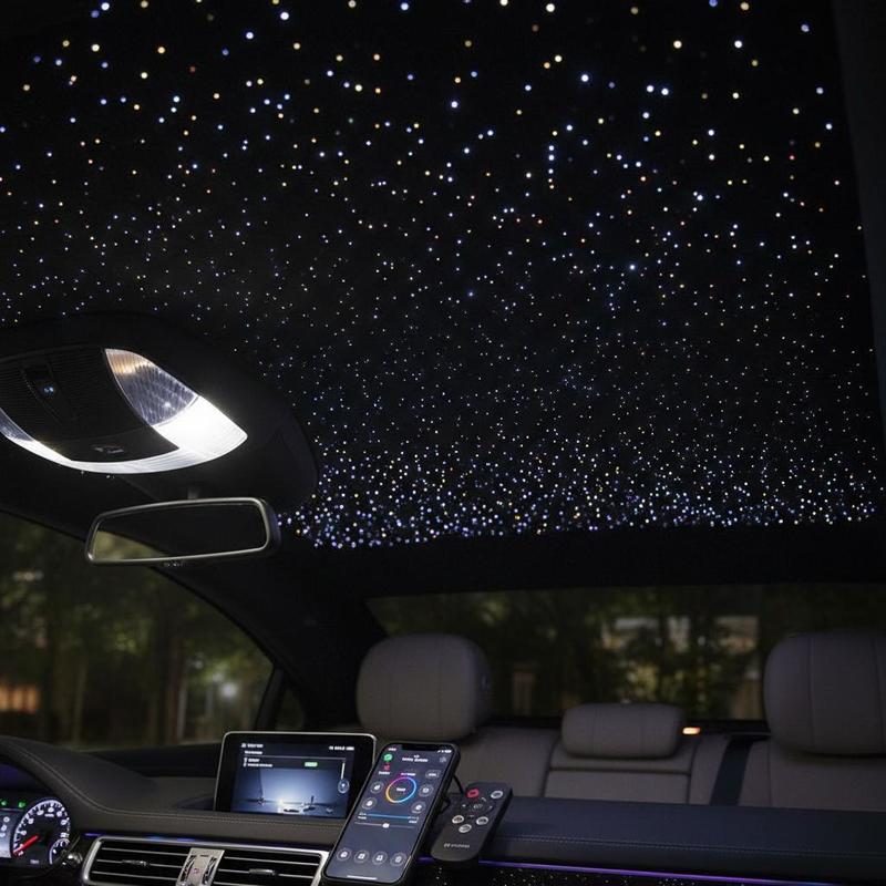 Home Cinema Interiors - Glasfaser-Sternenhimmel-Beleuchtung, 150 Stück, 0,75 mm, 2