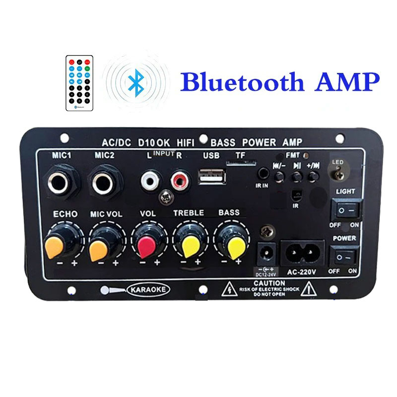 Home Cinema Amplifier - Audio-Verstärkerplatine, 30–120 W, unterstützt Dual-Mikrofon, Bluetooth-Verstärker,