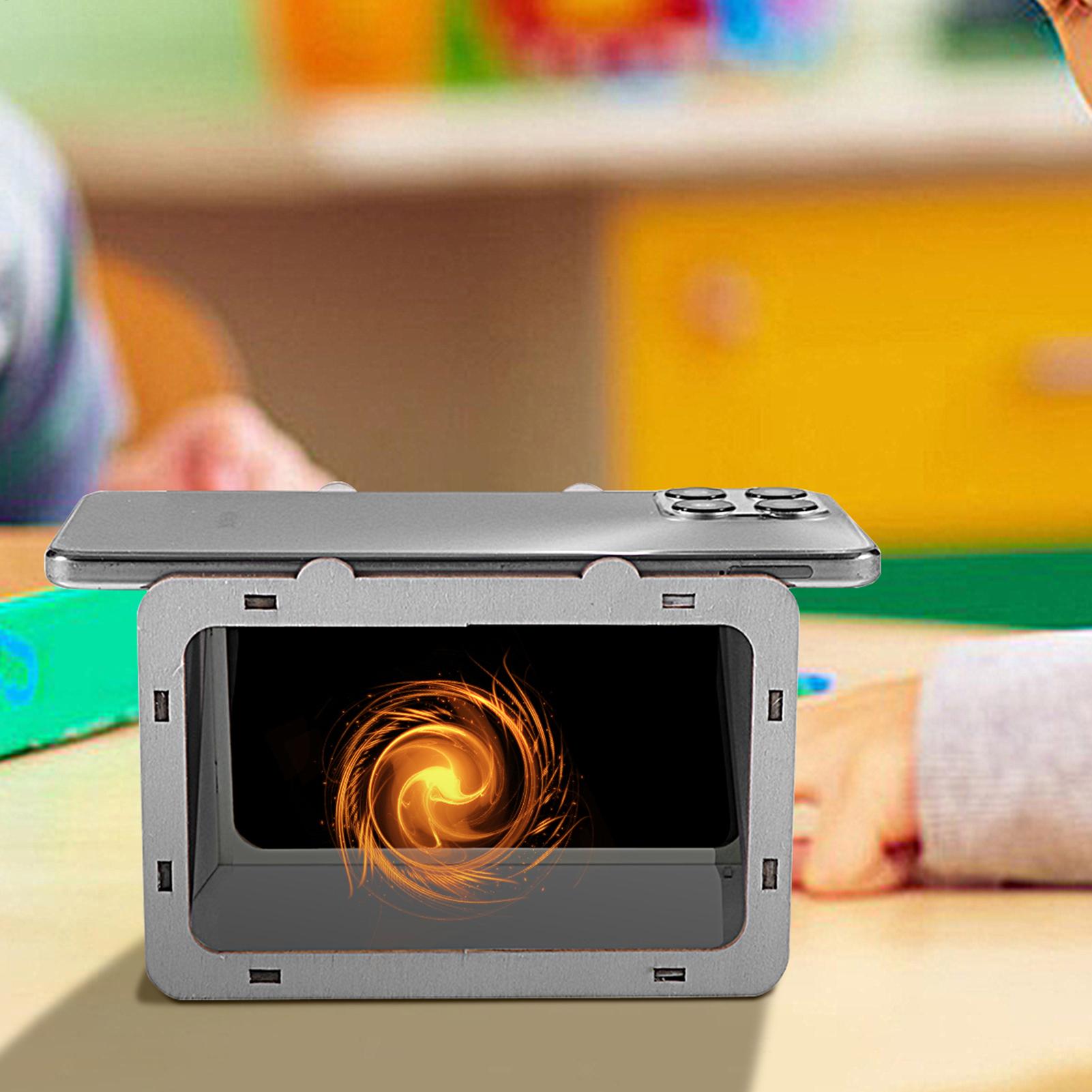 Home Cinema Diy - Tragbarer Hologramm-Projektor für Smartphones Kleiner Holografischer