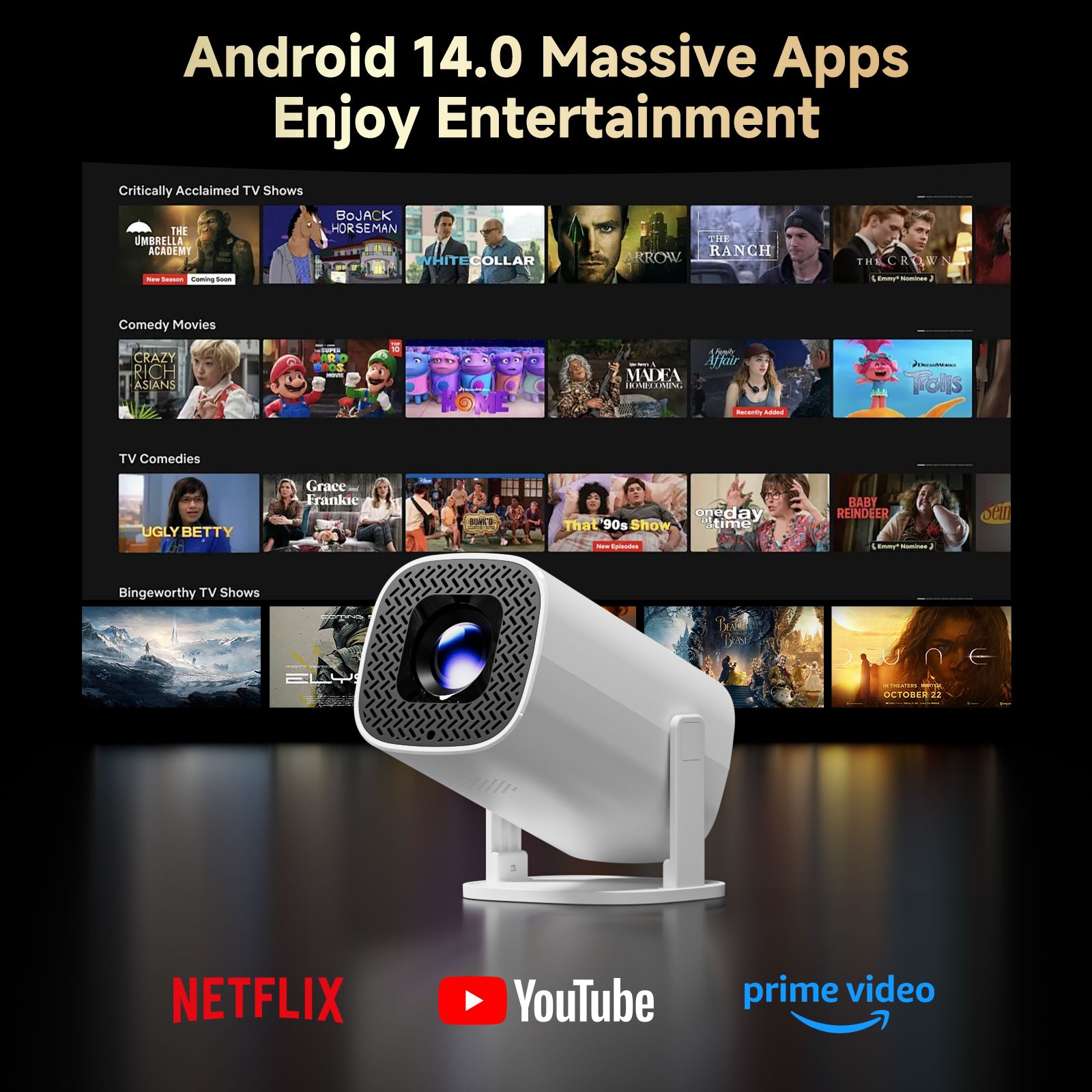 HONGTOP P30PRO Smart Mini Proj – Video Home Cinema Bewertung und Preis
