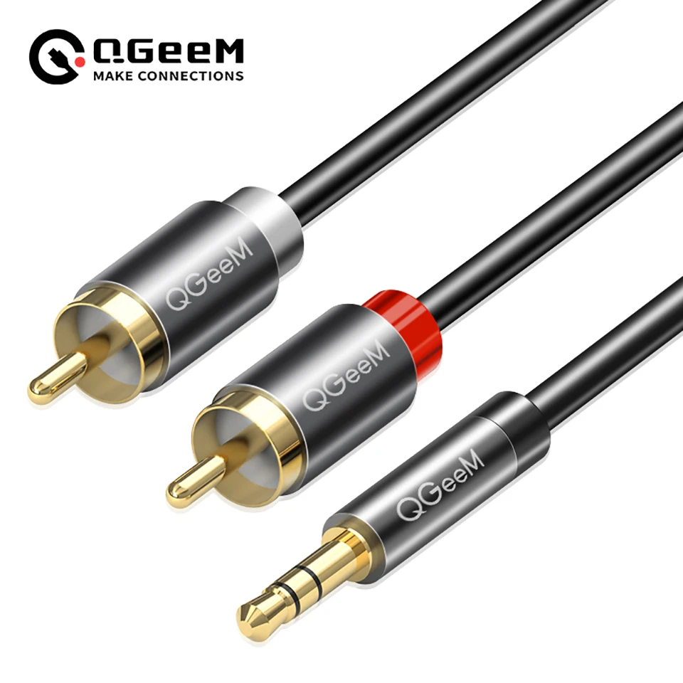 QGeeM RCA-Kabel 2RCA auf 3,5mm – Home Cinema Furniture Bewertung und Preis