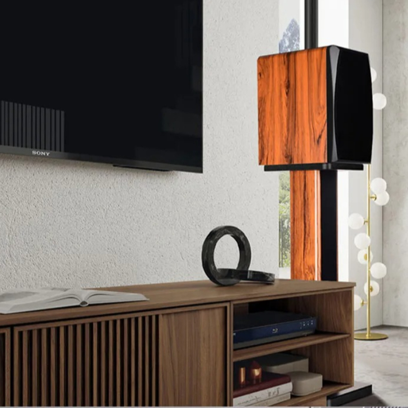 Massivholz-Lautsprecherständer – Home Cinema Furniture Bewertung und Preis