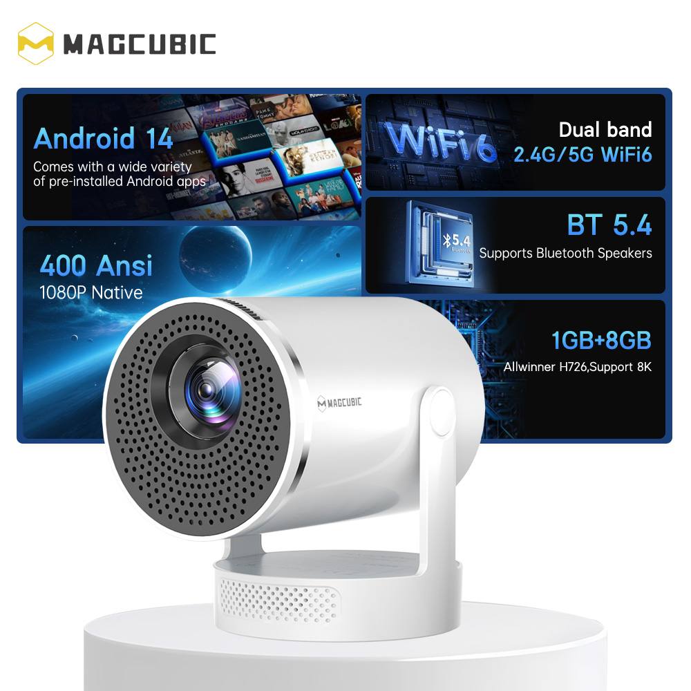 Magcubic Android 14 Native 108 – Video Home Cinema Bewertung und Preis