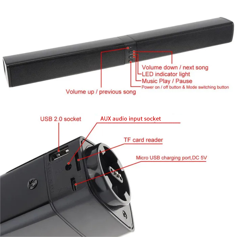Leistungsstarke Soundbar Sound – Home Cinema Pc Bewertung und Preis