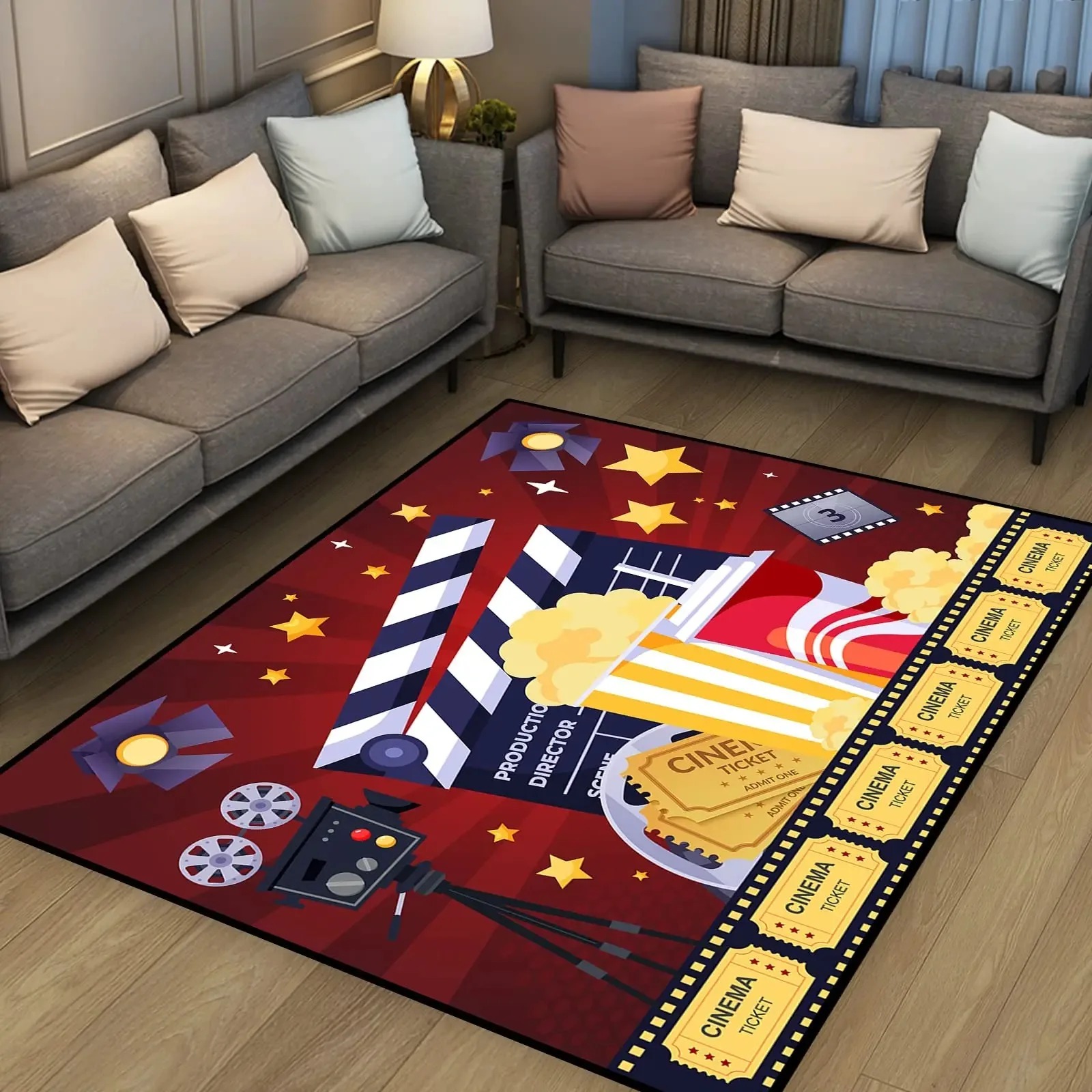 Retro-Kino-Teppich für Heimkin – Home Cinema Interiors Bewertung und Preis