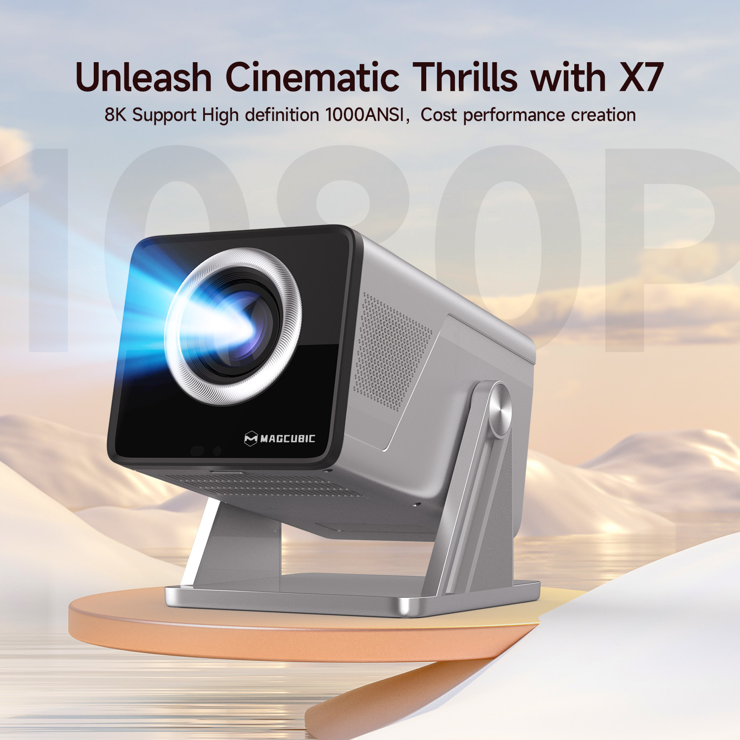 Magcubic 8K HD 1080P 1000ANSI  – Video Home Cinema Bewertung und Preis