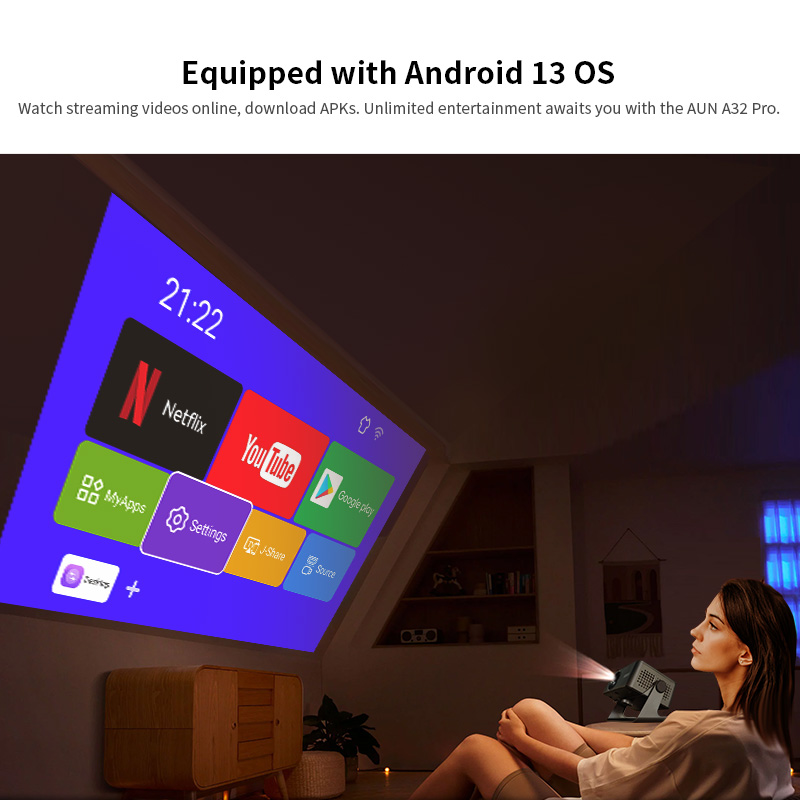 AUN A32 Pro Android 13 Projekt – Home Cinema Pc Bewertung und Preis