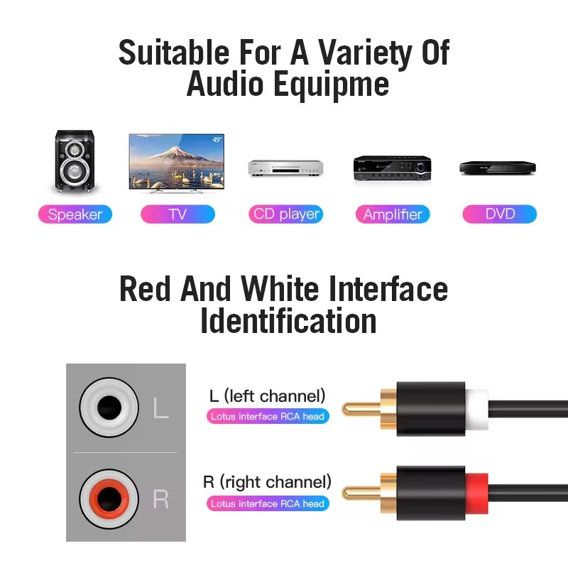 Dual-RCA-Kabel, HiFi-Stereo, 2 – Home Cinema Amplifier Bewertung und Preis