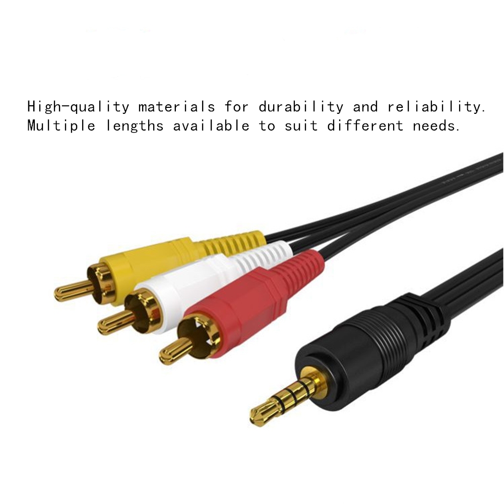 3,5 mm auf 3 Cinch-Audio-Video – Video Home Cinema Bewertung und Preis