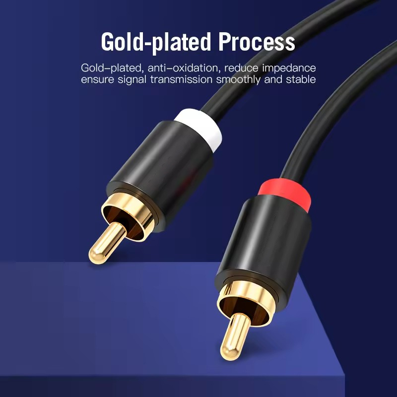 HIFI Stereo RCA Kabel 2RCA zu  – Home Cinema Pc Bewertung und Preis