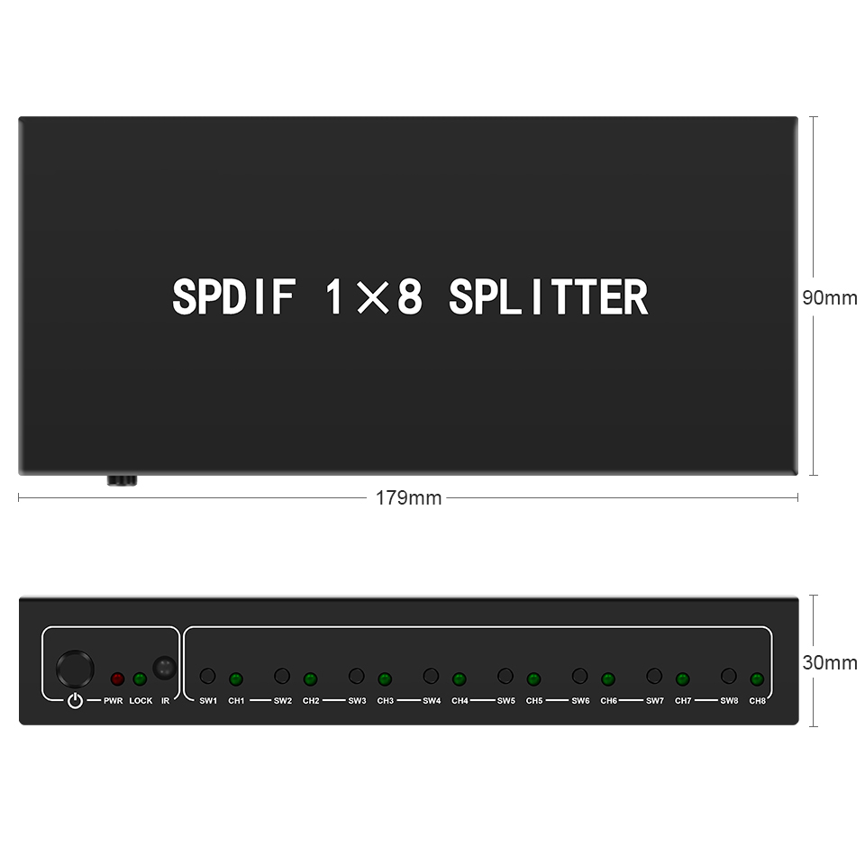 Optischer Audio-Splitter, 1 in – Home Cinema Amplifier Bewertung und Preis