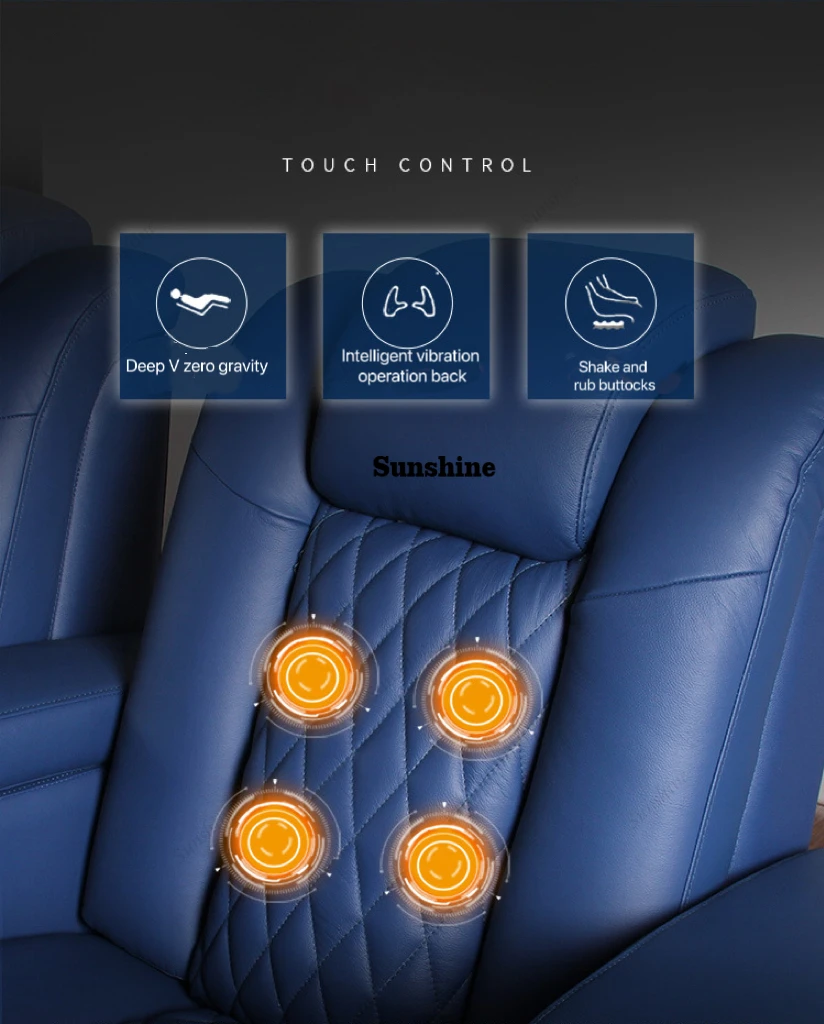 Weißes 3-Sitzer Elektrisches K – Home Cinema Interiors Bewertung und Preis