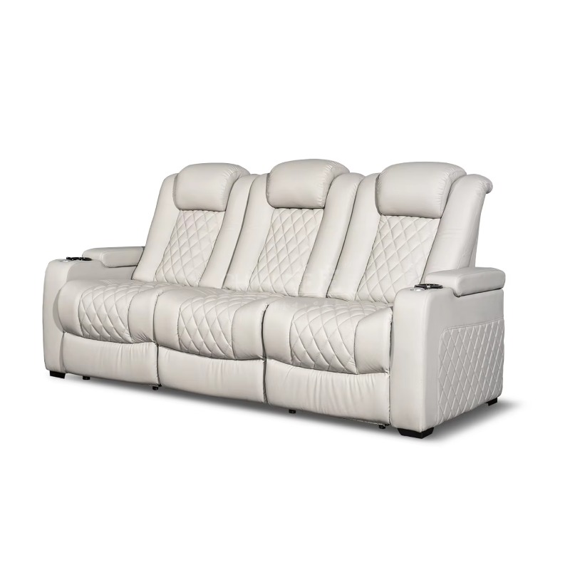 Weißes 3-Sitzer Elektrisches K – Home Cinema Interiors Bewertung und Preis