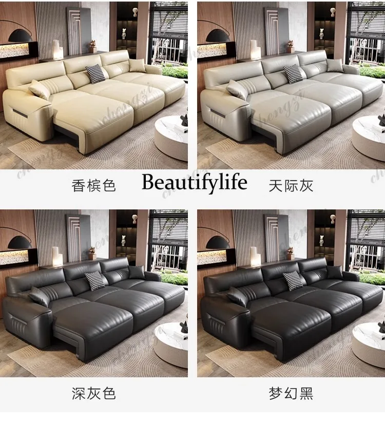 03 A68 Echtes Leder Wohnzimmer – Home Cinema Room Design Bewertung und Preis