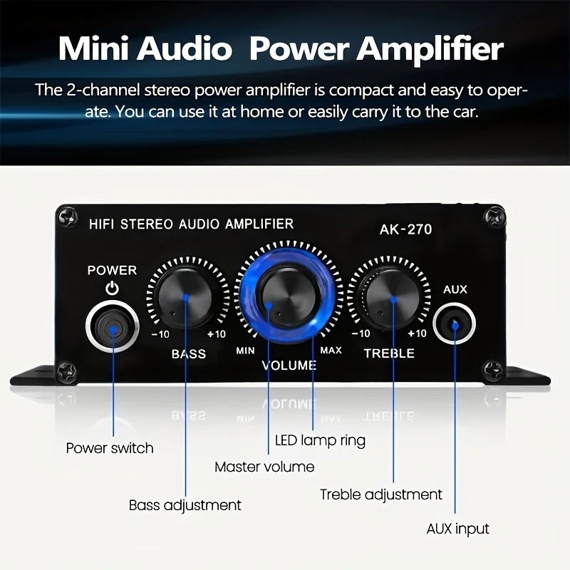 AK-270 400W Mini-Leistungsvers – Audio Home Cinema Bewertung und Preis