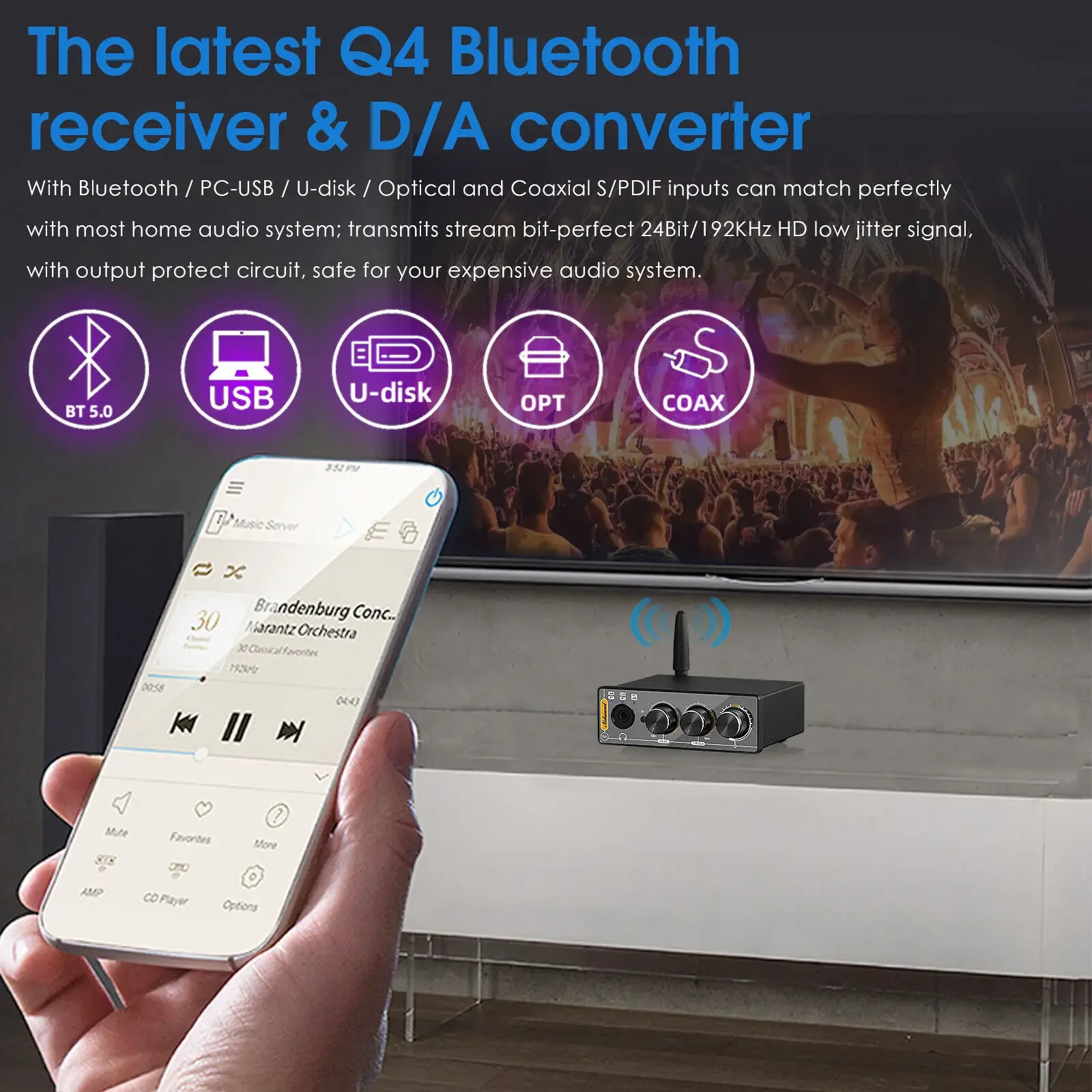 Nobsound Q4 Mini Ddigital-Anal – Home Cinema Amplifier Bewertung und Preis